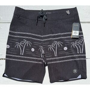 ROARK Passage 18" Noches‎ Black Board Shorts Swim Trunks - Men's Size 30 - NWT